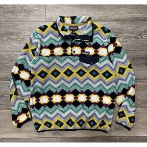 Patagonia Synchilla Snap-T Lightweight Fleece Pullover Timber Twist MEDIUM